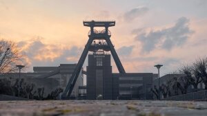 Förderturm der Zeche Zollverein in Essen