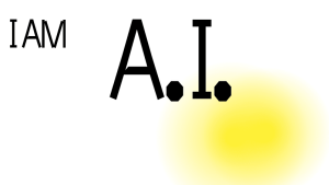 Logo der Ausstellung "I AM A.I."